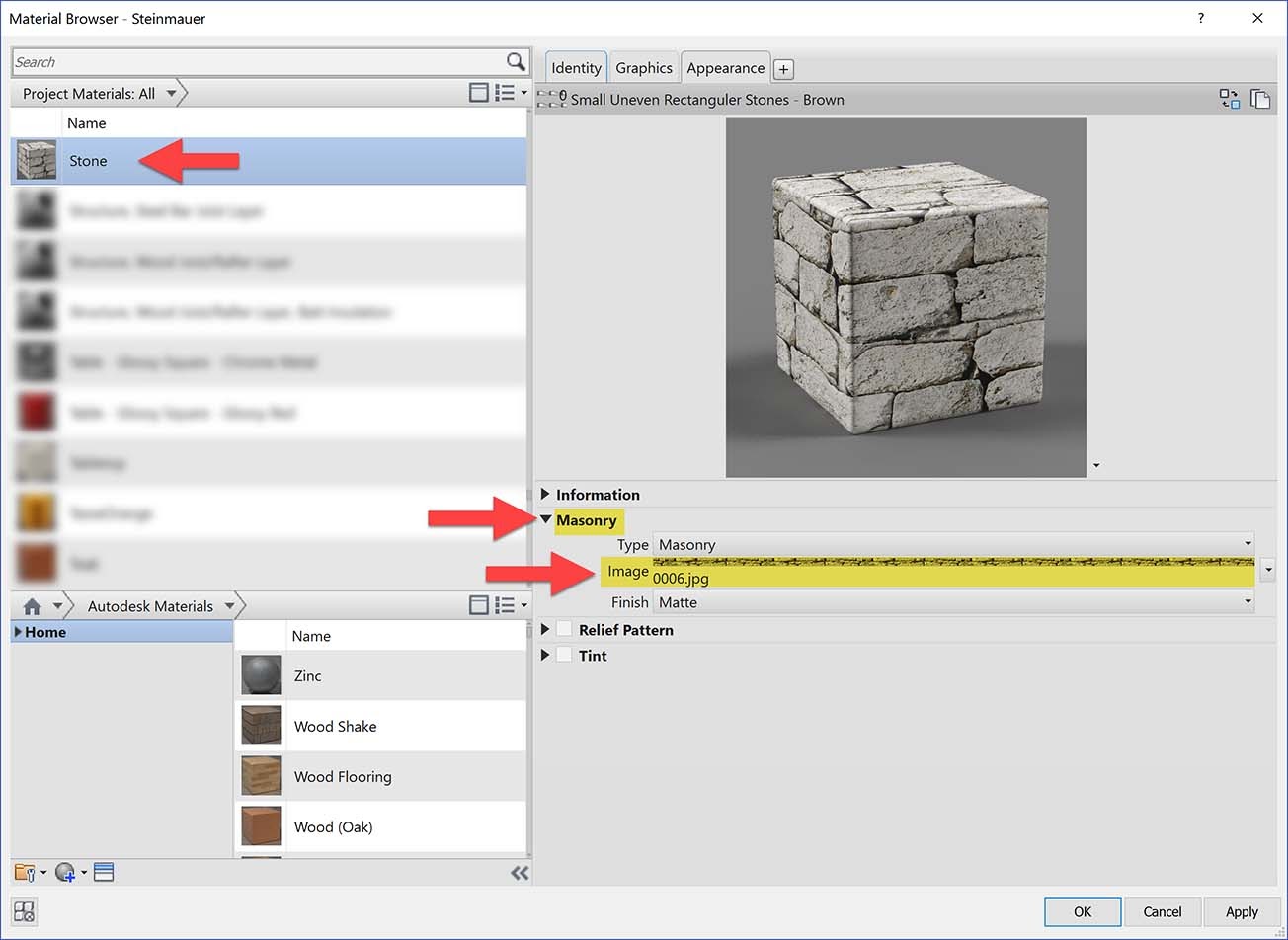 Enscape Best Practices for Revit Materials: Stone and Masonry